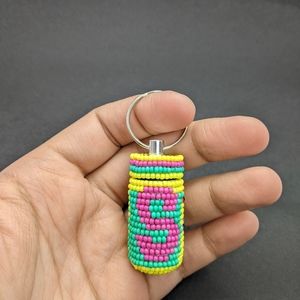 Personalizable Portable pill case keychain